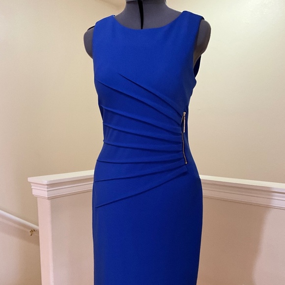 Ivanka Trump, size 2, cobalt blue, knee length dress - Picture 1 of 4